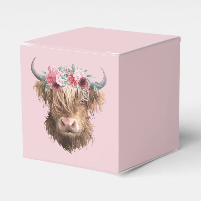 Highland Cow Geschenkschachtel (Vorderseite)