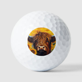 Highland Cow Golfball
