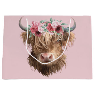 Highland Cow Große Geschenktüte