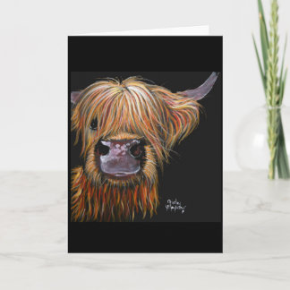 Highland Cow 'Henry' Grußkarte Karte