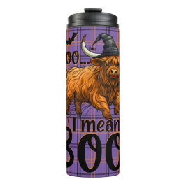 Highland Cow Hexe Thermosbecher