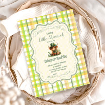 Highland Cow Lucky Little Kleeblatt Diapper Raffl