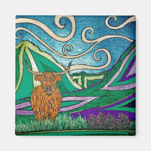 Highland Cow - Magnet (Vorne)