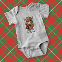 Highland Cow mit MacGregor Tartan Scarf