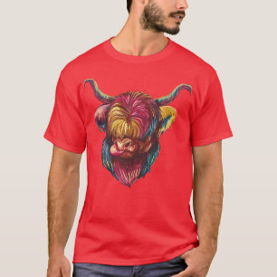 Highland Cow Niedlich Scottish Highland Cow Zucht T-Shirt