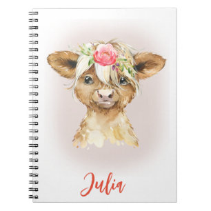 Highland Cow-Notebook Notizblock