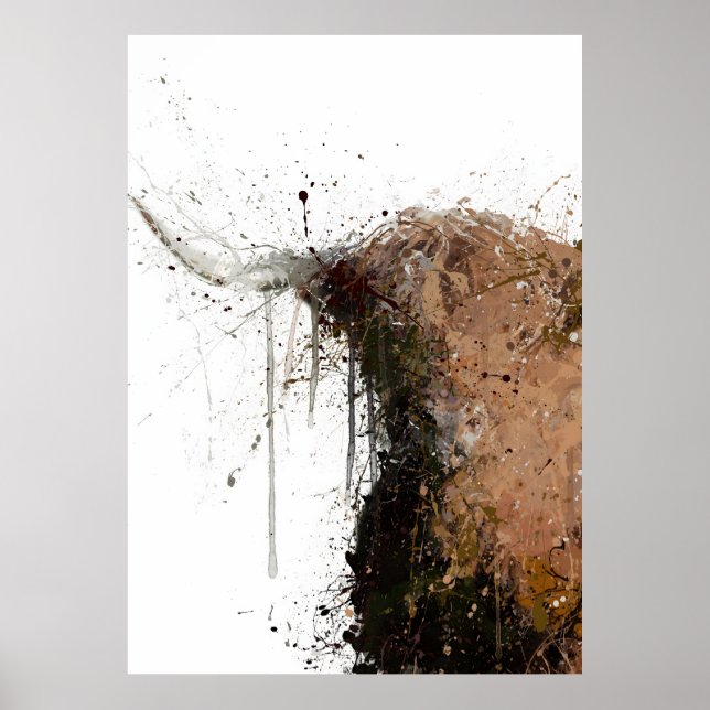 Highland Cow Poster (Vorne)