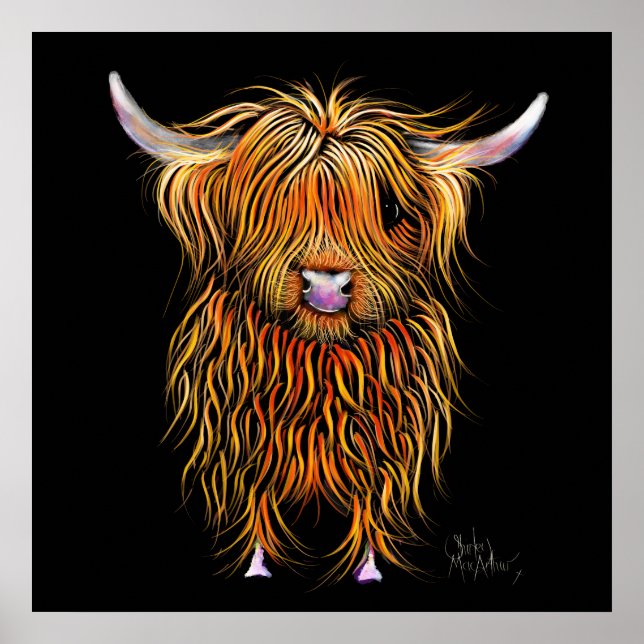 HiGHLaND CoW PRiNT SCoTiSH ' HuMPHReY ' BY SHiRLe Poster (Vorne)