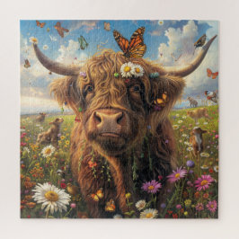 Highland Cow Puzzle