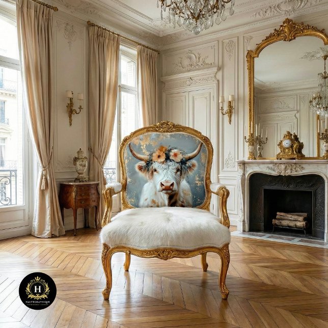 Highland Cow Rustic Boho Bauernhof Decoupage Seidenpapier (Von Creator hochgeladen)