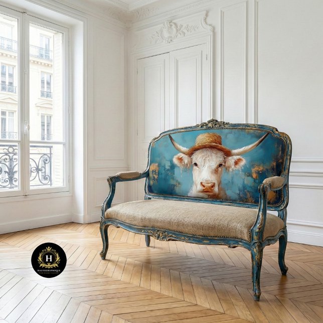 Highland Cow Rustic Boho Bauernhof Decoupage Seidenpapier (Von Creator hochgeladen)