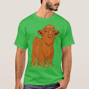 Highland Cow Scotland Bauern T-Shirt