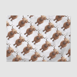 Highland Cow Seidenpapier