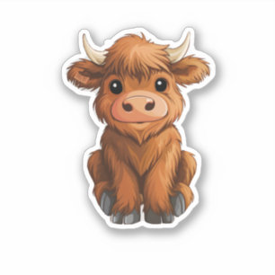 Highland Cow Sticker