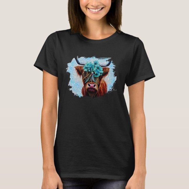 Highland Cow T-Shirt (Vorderseite)