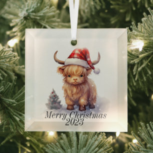 Highland Cow Weihnachtsschmuck