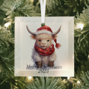Highland Cow Weihnachtsschmuck