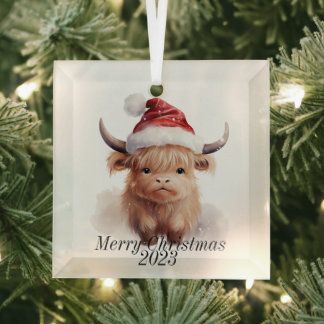 Highland Cow Weihnachtsschmuck