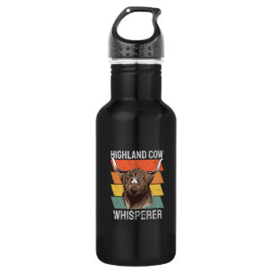 Highland Cow Whisperer Edelstahlflasche