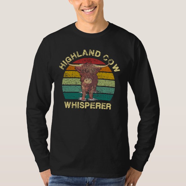 Highland Cow Whisperer T-Shirt (Vorderseite)