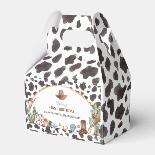 Highland Cowboy Birthday Favor Box Geschenkschachtel