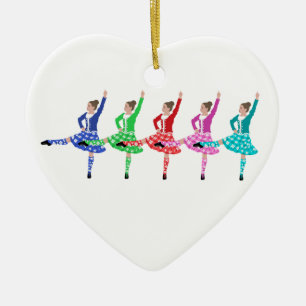Highland Dance Line Keramik Ornament