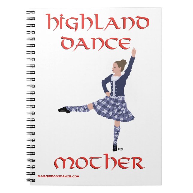 Highland Dance Mother Journal Notizblock (Vorderseite)
