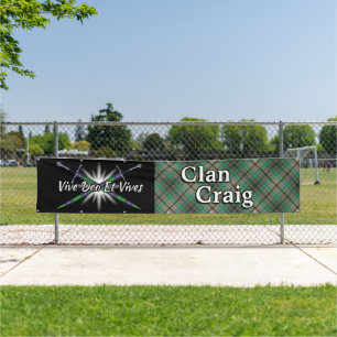 Highland Festival Clan Craig Tent Banner