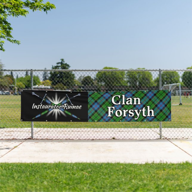 Highland Festival Clan Forsyth Zent Banner (Insitu)