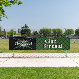 Highland Festival Clan Kincaid Tent Banner