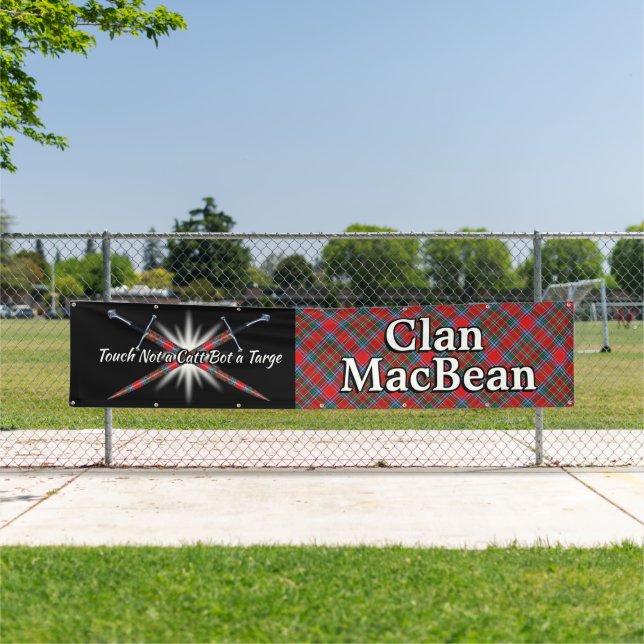 Highland Festival Clan MacBean Tent Banner (Insitu)