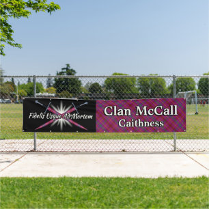 Highland Festival Clan McCall - Kaithness Tartan Banner