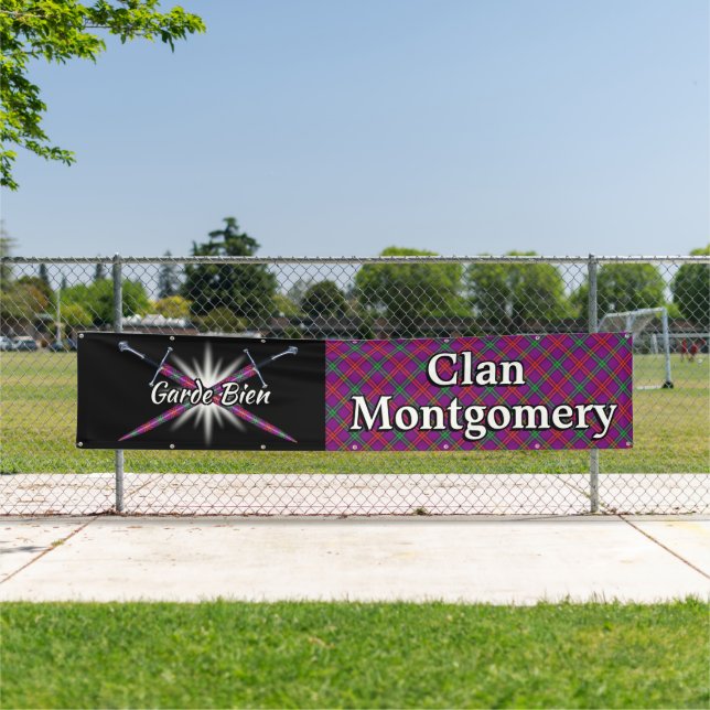 Highland Festival Clan Montgomery Tent Banner (Insitu)
