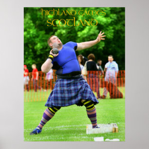 highland games scotland poster