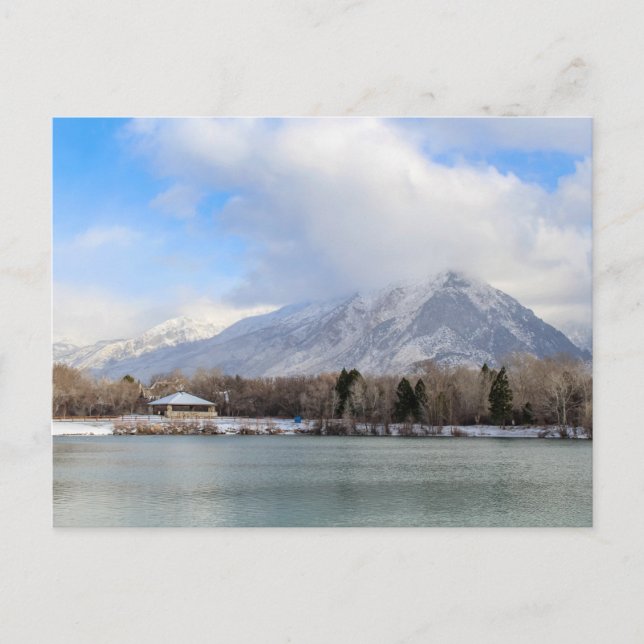 Highland Glen Park im Dezember Postkarte (Vorderseite)