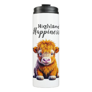 Highland Glück   Süßes Baby-Rind Thermosbecher