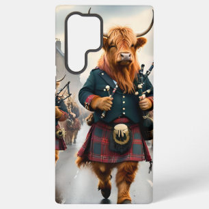 Highland-Harmonie: Dudelsack-Hochlandkuh-Band  Samsung Galaxy Hülle