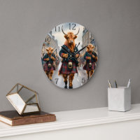 Highland Harmony: Bagpipe Highland Cow Band