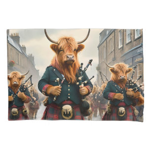 Highland Harmony: Dudelsack Highland-Rind-Band  Kissenbezug