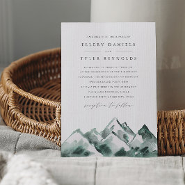 Highland | Hochzeit der Wasserfarben Einladung