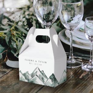 Highland Hochzeit der Wasserfarben Geschenkschachtel