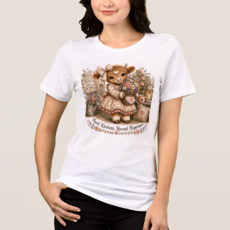 Highland-Kuh - Freundlichkeit Tri-Blend Shirt