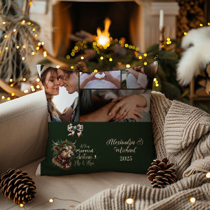 Highland-Kuh Frohe Weihnachten Frau und Herr 5 Fot Kissen