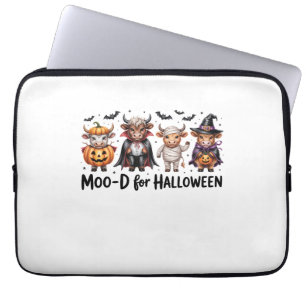 Highland-Kuh Halloween Gruselige Jahreszeit (2) Laptopschutzhülle