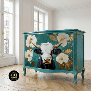 Highland Kuh Rustikaler Boho Bauernhaus Decoupage Seidenpapier