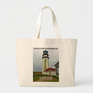 Highland Lighthouse, Cape Cod, Massachusetts Jumbo Stoffbeutel