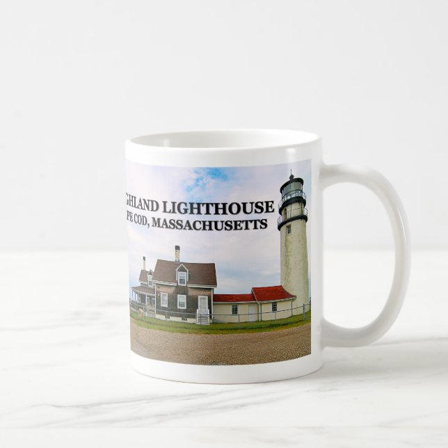 Highland Lighthouse, Cape Cod, Massachusetts-Tasse Kaffeetasse (Rechts)
