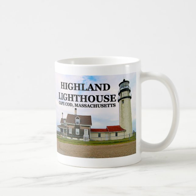 Highland Lighthouse, Cape Cod, Massachusetts-Tasse Kaffeetasse (Rechts)