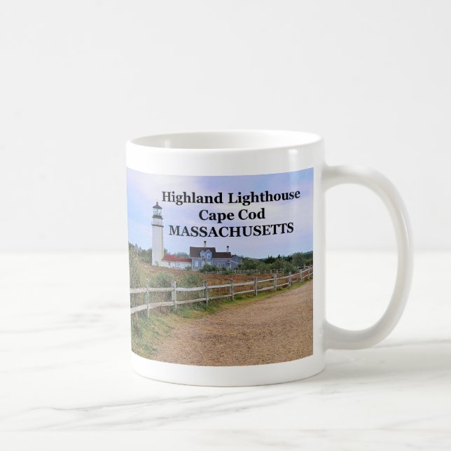 Highland Lighthouse, Cape Cod, Massachusetts-Tasse Kaffeetasse (Rechts)