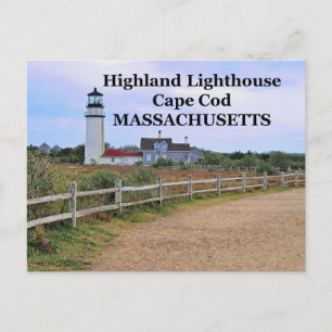 Highland Lighthouse, Massachusetts Postkarte